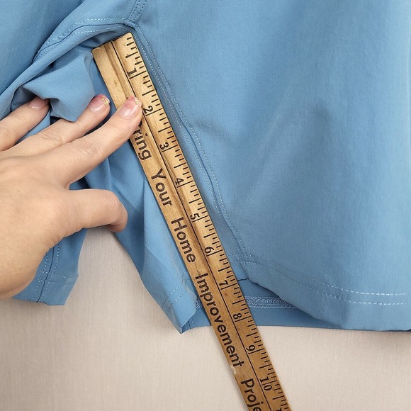 Vital Proteins Mens Sky Blue Elastic Waist Double Layer Athletic Shorts Size 2XL - Picture 8 of 9